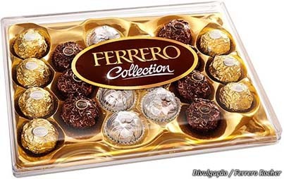 Ferrero Rocher : Embalagens para o Dia dos Namorados.