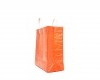 sacola plastico bolha laranja com alça de mao botão de pressao