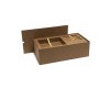 caixa de papel forrada com papel madeira para brinde corporativo